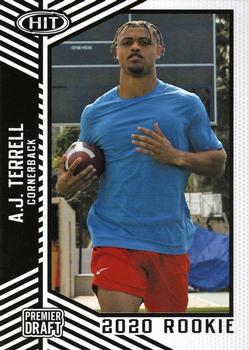 A.J. Terrell Clemson 2020 Sage Hit Premier Draft NFL #60