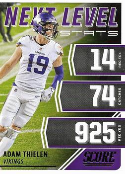 Adam Thielen Minnesota Vikings 2021 Panini Score NFL Next Level Stats #13