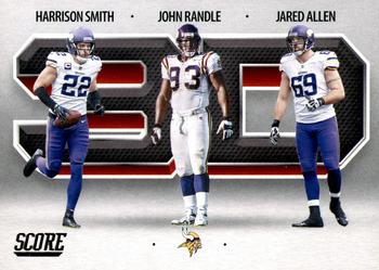 Harrison Smith/Jared Allen/John Minnesota Vikings 2021 Panini Score NFL 3D #13