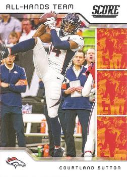 Courtland Sutton Denver Broncos 2020 Panini Score NFL All Hands Team #12