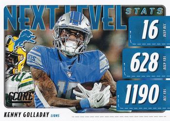 Kenny Golladay Detroit Lions 2020 Panini Score NFL Next Level Stats #9