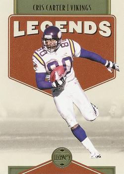 Cris Carter Minnesota Vikings 2022 Panini Legacy Football NFL Legends #109