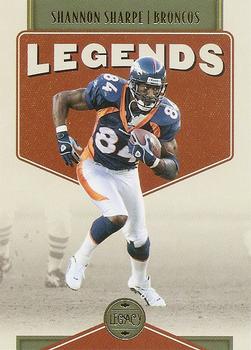 Shannon Sharpe Denver Broncos 2022 Panini Legacy Football NFL Legends #115