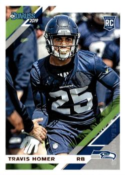 Travis Homer Seattle Seahawks RC 2019 Donruss NFL #298