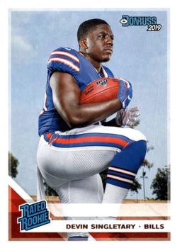 Devin Singletary Buffalo Bills 2019 Donruss NFL Rated Rookie #328