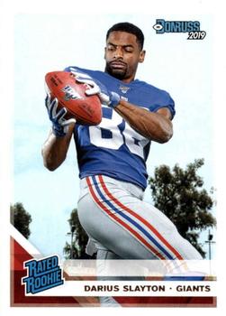 Darius Slayton New York Giants 2019 Donruss NFL Rated Rookie #338