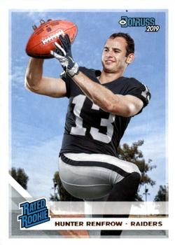 Hunter Renfrow Oakland Raiders 2019 Donruss NFL Rated Rookie #340