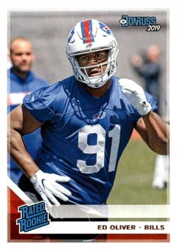 Ed Oliver Buffalo Bills 2019 Donruss NFL Rated Rookie #347