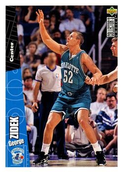 Jiri Zidek Charlotte Hornets 1996/97 UD Collector's Choice #17