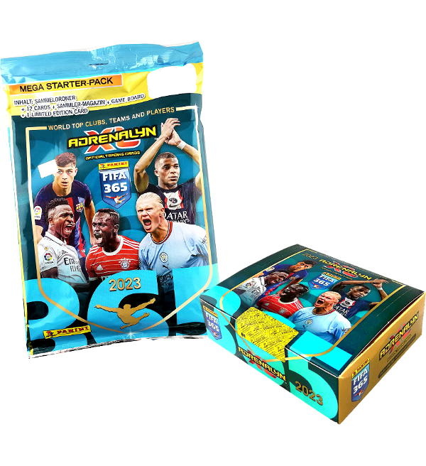 Panini Adrenalyn XL FIFA 365 2023 Starter Pack + Box Fotbalové karty (24 balíčků