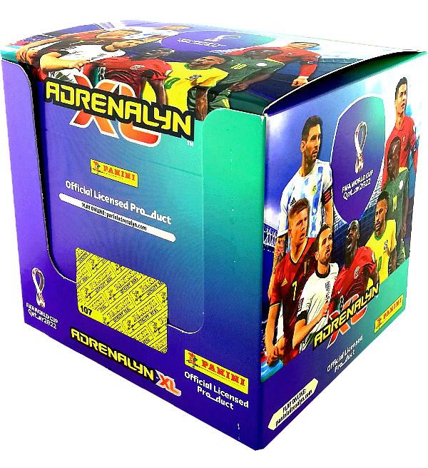 Panini Adrenalyn XL FIFA World Cup 2022 Qatar Box Fotbalových karet - 50 balíčků