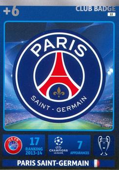 Team Logo Paris Saint-Germain 2014/15 Panini Champions League Team Logos #22