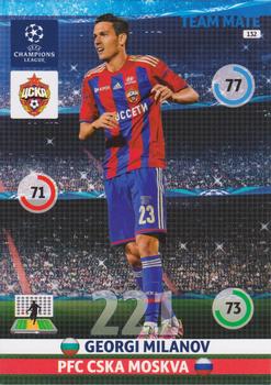 Georgi Milanov CSKA Moscow 2014/15 Panini Champions League #132