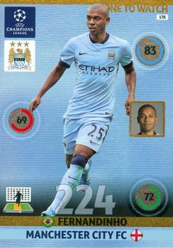 Fernandinho Manchester City 2014/15 Panini Champions League One to watch #178