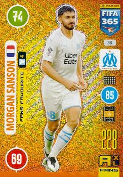 Morgan Sanson Olympique Marseille 2021 FIFA 365 Club Badge #35