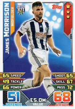 James Morrison West Bromwich Albion 2015/16 Topps Match Attax #334