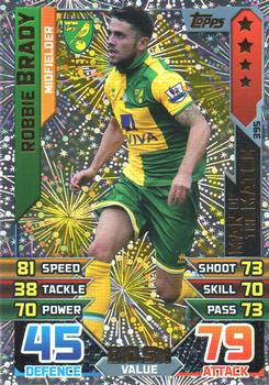 Robbie Brady Norwich City 2015/16 Topps Match Attax Man of the Match #395