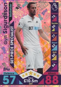 Gylfi Sigurdsson Swansea City 2016/17 Topps MatchAttax Set-Piece Specialist #389