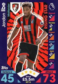 Jordon Ibe AFC Bournemouth 2016/17 Topps Match Attax Mega Tin Exclusives #16