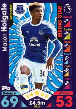 Mason Holgate Everton 2016/17 Topps Match Attax Mega Tin Exclusives #20