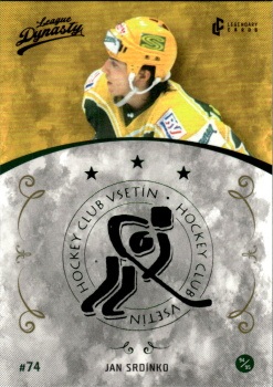 Jan Srdinko Vsetin 2021 Legendary Cards League Dynasty #15