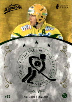 Antonin Stavjana Vsetin 2021 Legendary Cards League Dynasty #30