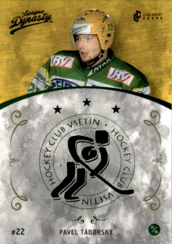 Pavel Taborsky Vsetin 2021 Legendary Cards League Dynasty #47