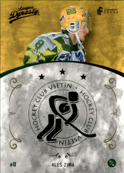 Ales Zima Vsetin 2021 Legendary Cards League Dynasty #48