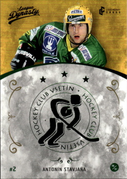 Antonin Stavjana Vsetin 2021 Legendary Cards League Dynasty #58