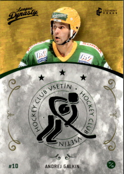 Andrej Galkin Vsetin 2021 Legendary Cards League Dynasty #92
