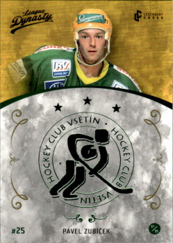 Pavel Zubicek Vsetin 2021 Legendary Cards League Dynasty #100