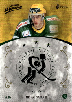 Michal Safarik Vsetin 2021 Legendary Cards League Dynasty #102