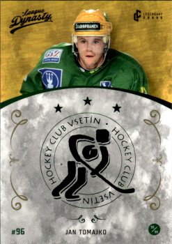 Jan Tomajko Vsetin 2021 Legendary Cards League Dynasty #122