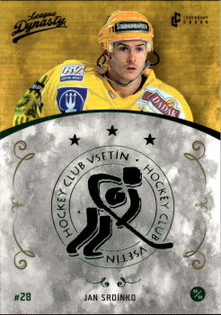 Jan Srdinko Vsetin 2021 Legendary Cards League Dynasty #124