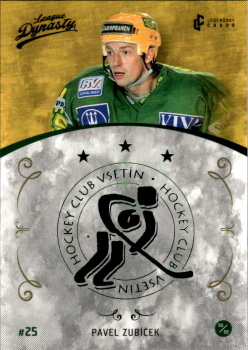Pavel Zubicek Vsetin 2021 Legendary Cards League Dynasty #126
