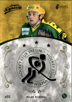 Milan Nedoma Vsetin 2021 Legendary Cards League Dynasty #143