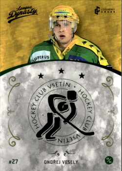 Ondrej Vesely Vsetin 2021 Legendary Cards League Dynasty #144