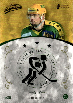 Jiri Dopita Vsetin 2021 Legendary Cards League Dynasty #145