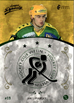 Jan Lipiansky Vsetin 2021 Legendary Cards League Dynasty #149