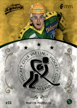 Martin Paroulek Vsetin 2021 Legendary Cards League Dynasty #151