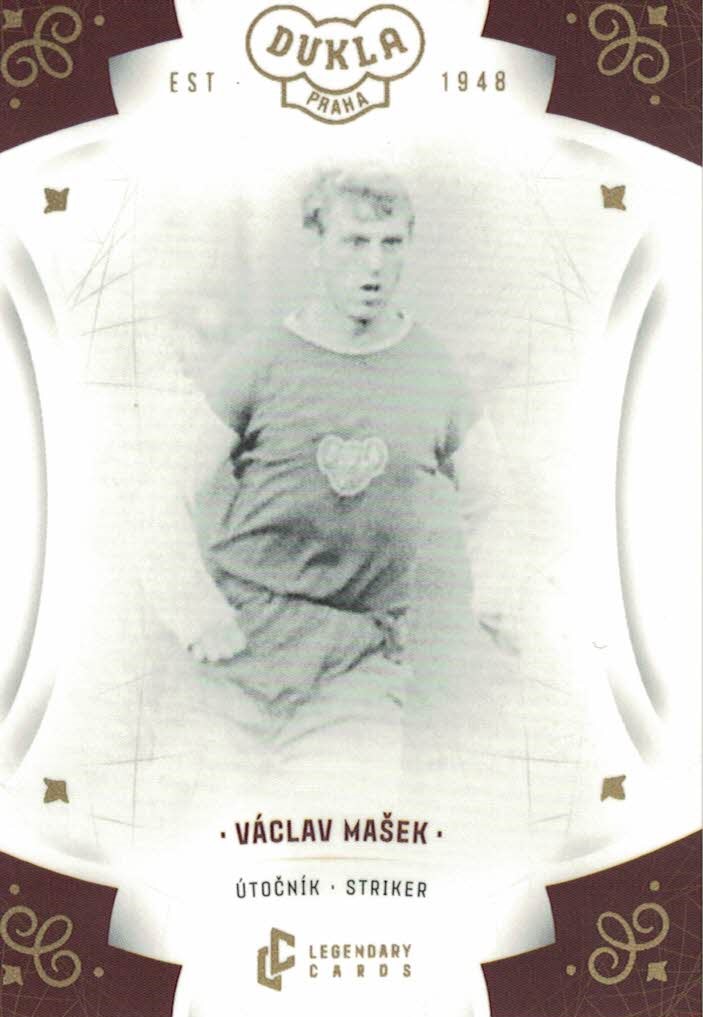 Vaclav Masek Dukla Praha Bravo Dukla Legendary Cards Base Gold #BA-MAV