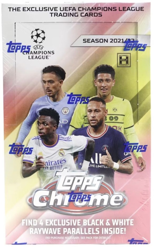 Topps Chrome UEFA Champions League 2021/22 Hobby LITE Box Fotbalové karty