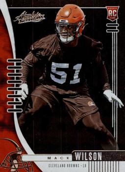 Mack Wilson Cleveland Browns 2019 Panini Absolute Football Rookie #152
