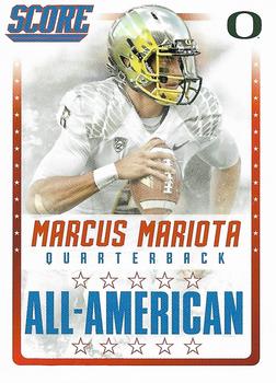 Marcus Mariota Oregon Ducks 2015 Panini Score NFL All-Pro Glossy #16