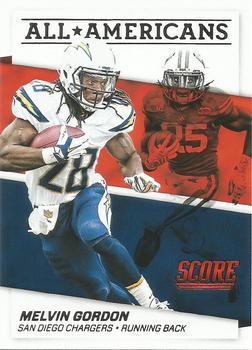 Melvin Gordon San Diego Chargers 2016 Panini Score NFL All-Americans #2