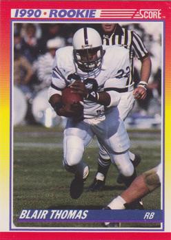 Blair Thomas Penn State Nittany Lions 1990 Score NFL Rookie #300