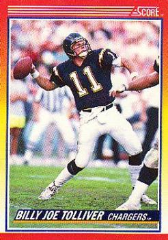 Billy Joe Tolliver San Diego Chargers 1990 Score NFL #280