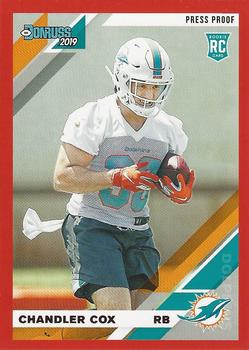 Chandler Cox Miami Dolphins RC 2019 Donruss NFL Red #282