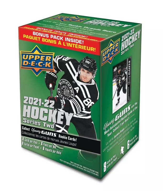 Upper Deck Series 2 Hockey 2021/22 Blaster Box NHL