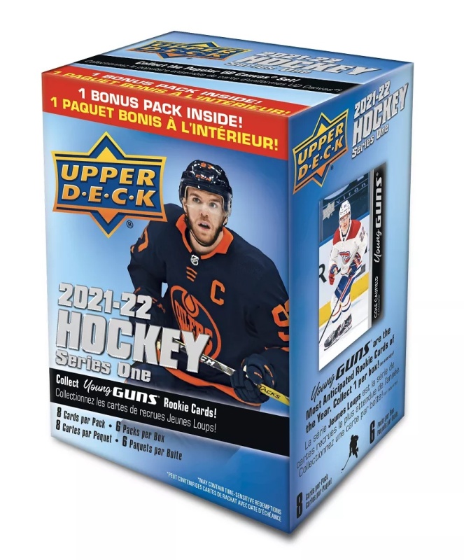 Upper Deck Series 1 Hockey 2021/22 Blaster Box NHL